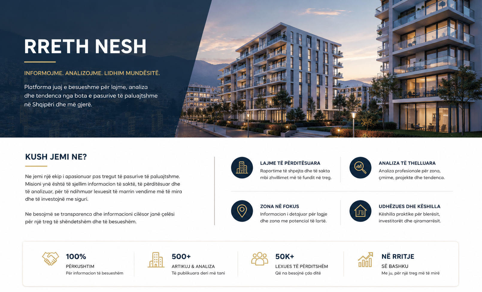 Rreth Nesh – Lajme dhe Informacione për Pasuritë e Paluajtshme në Shqipëri